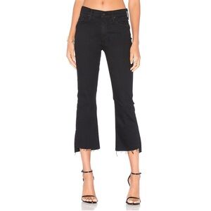 MOTHER Jeans The Insider Crop Two Step Fray Women’s Dark Denim Jeans Pants Sz 28